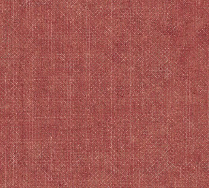 Dunkelrote Tapete mit silbernem Linienmuster präsentiert sich mit einem tiefen, reichen Rot, das fast burgunderfarben wirkt. Das Muster besteht aus feinen silbernen Linien, die sich in regelmäßigen Abständen über die gesamte Tapete ziehen. Es sieht aus als ob es auf der Tapete schwebt und gibt dem Raum Tiefe.Die Linien sind schlank und elegant und verleihen der Tapete eine moderne Note. Insgesamt wirkt die Tapete luxuriös und dramatisch und würde jeden Raum aufwerten.