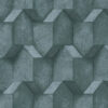 Die 3D Betonoptik Tapete hat Strukturdetails in blauer Farbe, die eine moderne und industrielle Atmosphäre und individuelle Optik mit Tiefenwirkung in jeden Raum bringen.