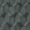 Die Anthrazit Tapete hat eine 3D-Betonoptik in Schwarz und Grau Farben, die eine moderne und industrielle Atmosphäre und individuelle Optik mit Tiefenwirkung in jeden Raum bringen.